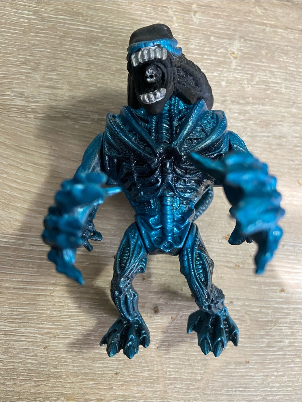 Kenner Aliens Gorilla Alien Blue Action Figure Xenomorph 1992 Fox, Vintage